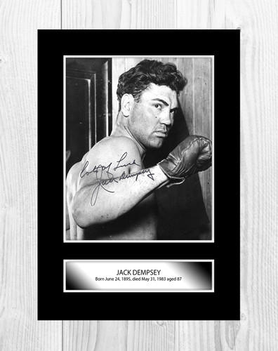 Jack dempsey boxing poster - jack,