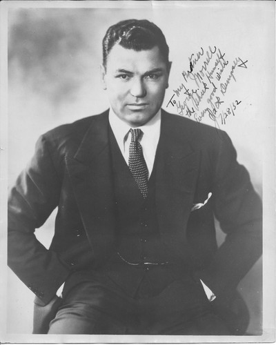 Jack dempsey photograph - dempsey,