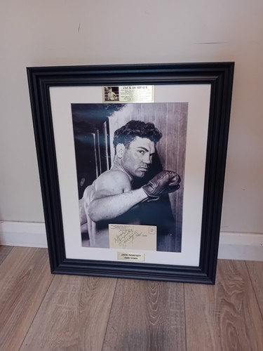 Jack dempsey autograph hand - jack,