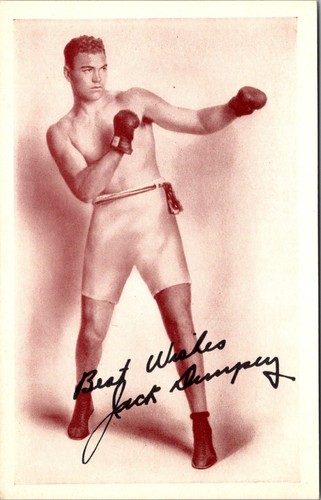 Postcard jack dempsey - .jack,