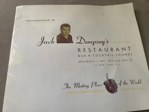 Jack dempsey autographed photo - jack,