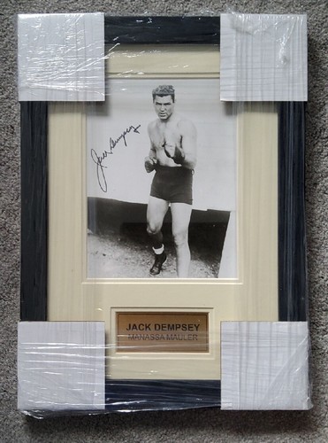 Jack dempsey signed autograph - jack,
