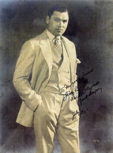 Jack dempsey signed photograph - jack,