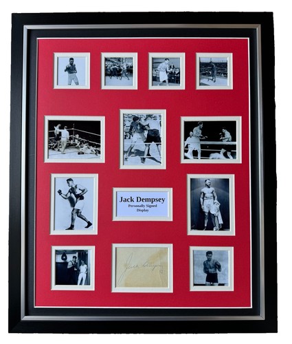 Boxing jack dempsey signed - boxing,