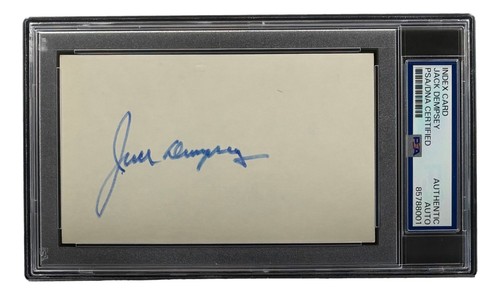 Jack dempsey boxing - signed, in