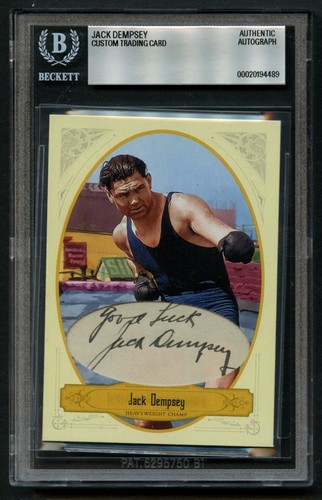 Jack dempsey d1983 signed - dempsey,