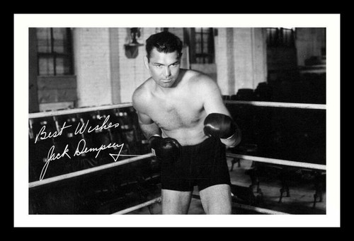 Jack dempsey autograph - jack, signed
