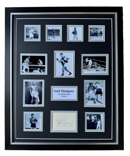 Boxing jack dempsey signed - dempsey,
