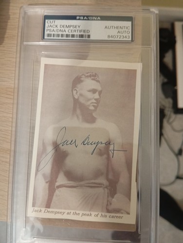 Signed jack dempsey - dempsey, news
