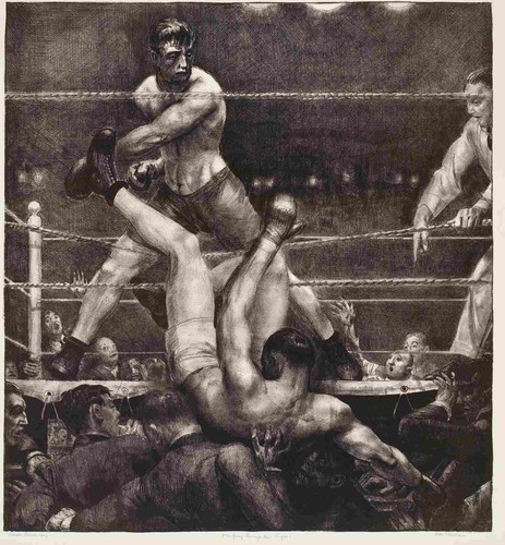 George bellows dempsey through - dempsey,