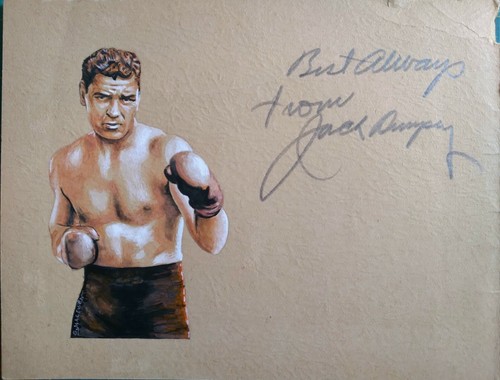 Jack dempsey autographed - jack,