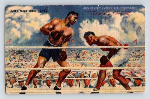 Boxing jack dempsey knocks - jack,